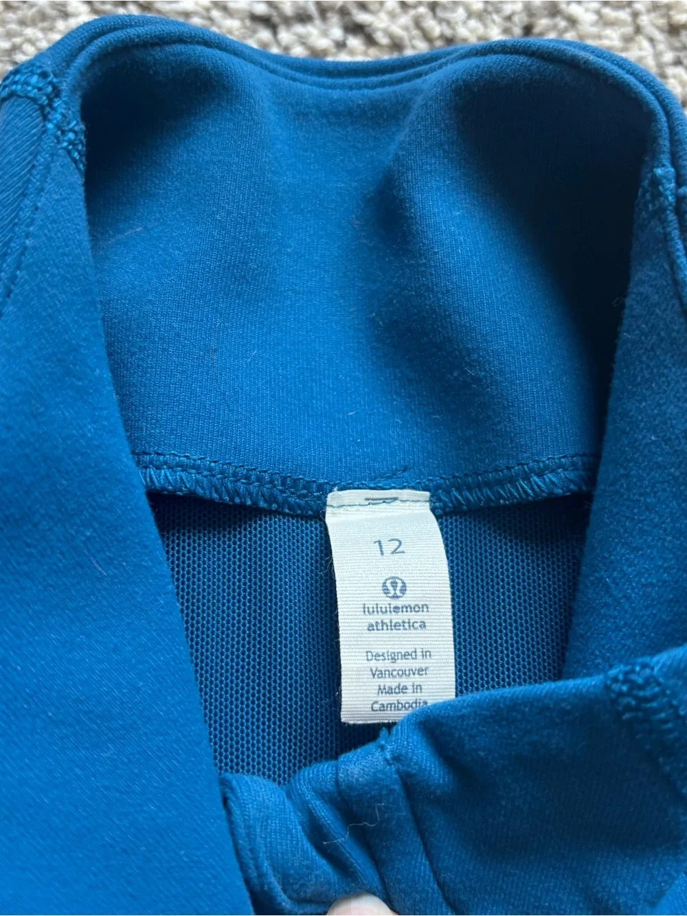lululemon athletica Teal Full-Zip Utility Jacket